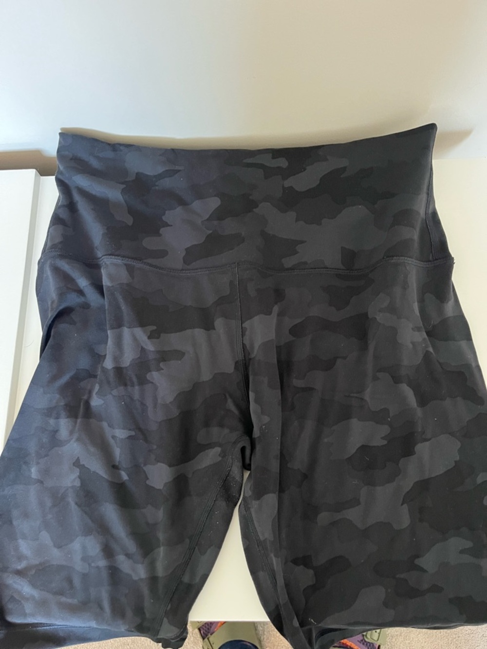 Lulu camo align shorts